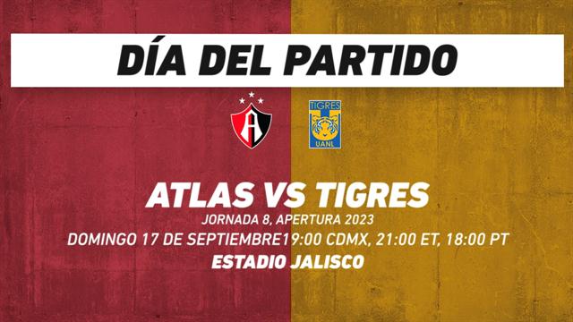 Atlas vs Tigres: Liga MX