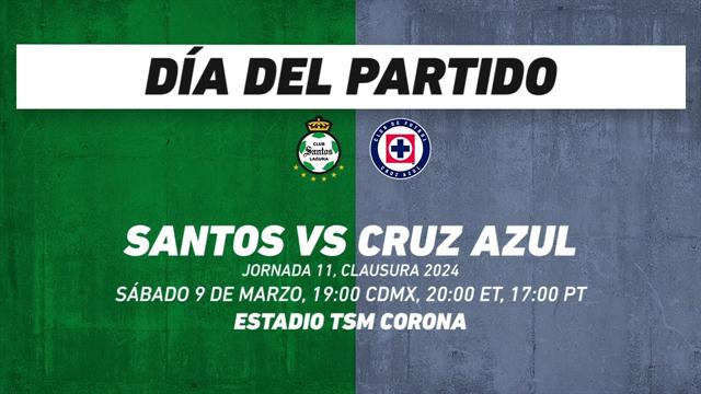 Santos vs Cruz Azul, frente a frente: Liga MX