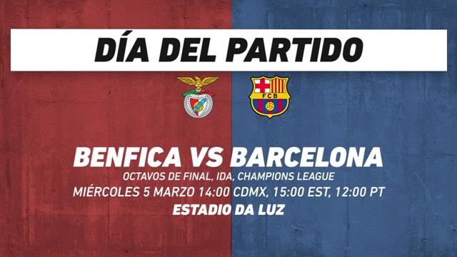 Benfica vs Barcelona, frente a frente: Champions League