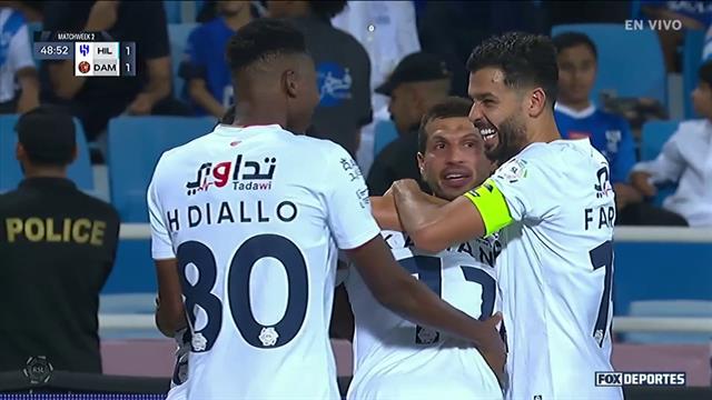 Gol, Al Hilal 1-1 Damac: Saudi Pro League