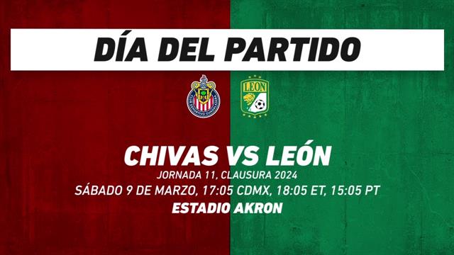 Chivas vs León, frente a frente: Liga MX