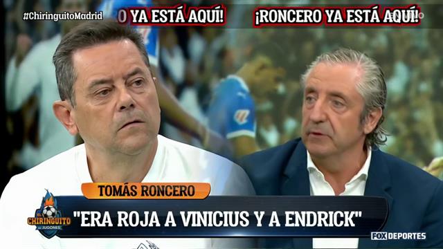 ¿Tomás Roncero defiende a Vinícius en el Real Madrid? Imperdible reacción: El Chiringuito