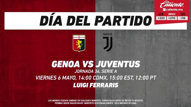 Genoa vs Juventus, frente a frente: Serie A