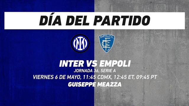 Inter vs Empoli, frente a frente: Serie A
