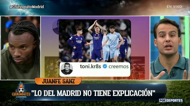 Juanfe no encuentra explicaciones a lo que hace el Real Madrid: El Chiringuito