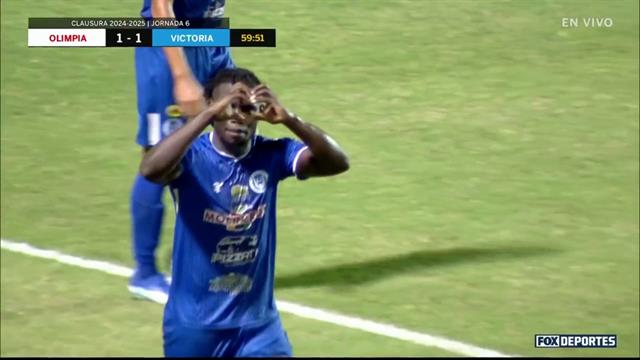 Gol, Olimpia 1-1 Victoria : Liga de Honduras