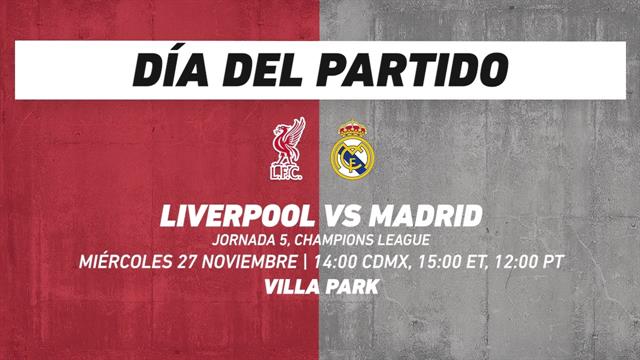 Liverpool vs Real Madrid, frente a frente: Champions League