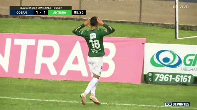 Gol, Cobán 1-2 Antigua: Liga Guatemala