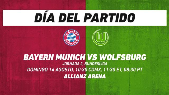 Bayern Munich vs Wolfsburg: Bundesliga