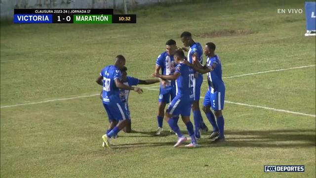 Resumen, Victoria 1-0 Marathón: Liga de Honduras