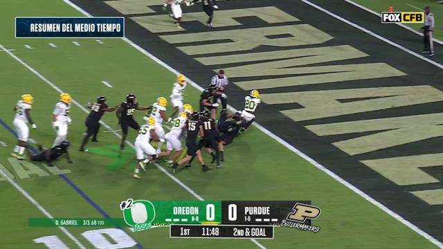 Touchdown, Oregon 7-0 Purdue: College Football