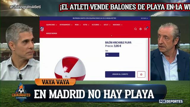 Atlético de Madrid vende balones de playa, ¿indirecta a Vinícius y Real Madrid?: El Chiringuito