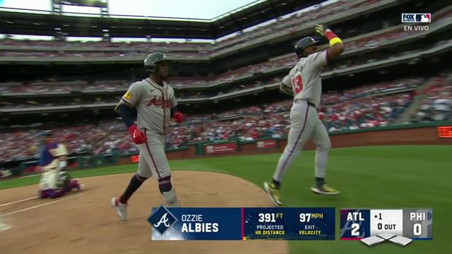 HR, Atlanta Braves 2-0 Philadelphia Phillies: MLB