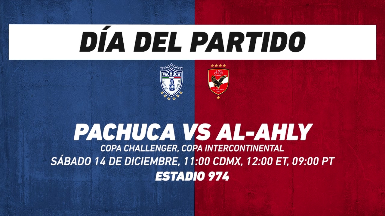 Pachuca vs Al-Ahly, frente a frente: Futbol