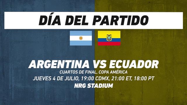 Argentina vs Ecuador, frente a frente: Copa América 2024