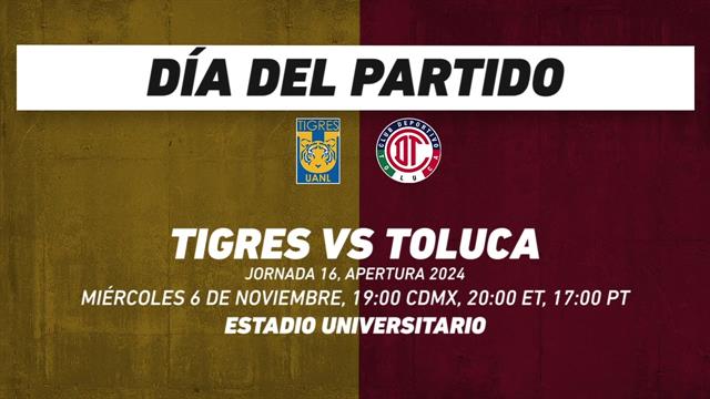 Tigres vs Toluca, frente a frente: Liga MX