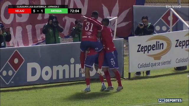 Gol, Xelajú MC 5-1 Antigua GFC: Liga de Guatemala