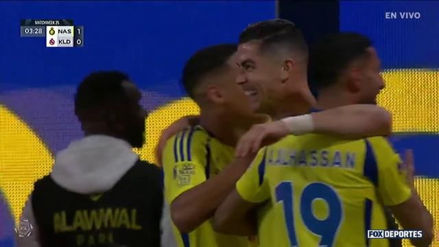 Gol, Al-Nassr 1-0 Al-Kholood: Saudi Premier League