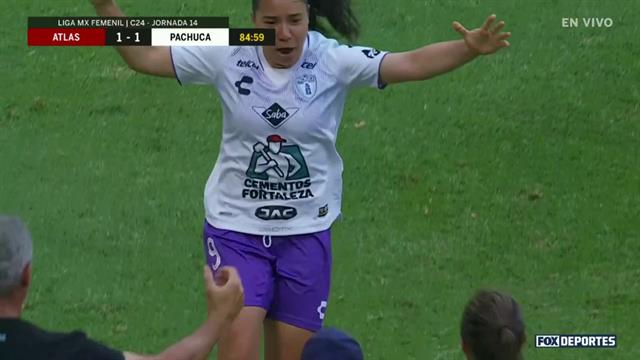 Gol, Atlas 1-2 Pachuca: Liga MX Femenil