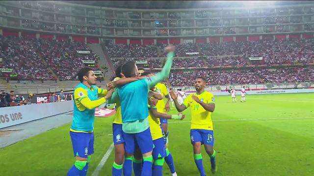 Resumen, Perú 0-1 Brasil:  Eliminatoria de CONMEBOL