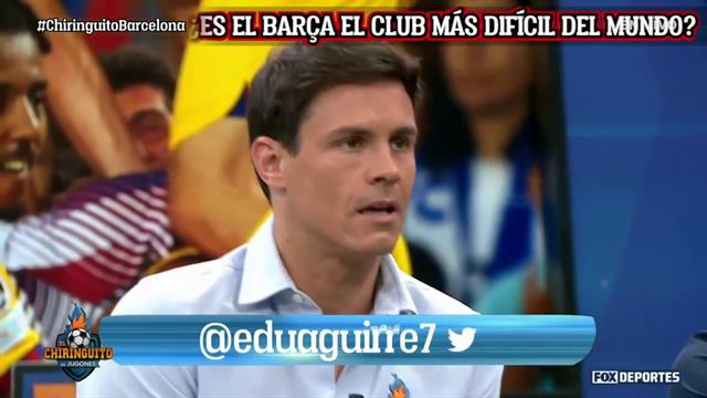 "¿Xavi está traicionando el ADN Barça?", Edu Aguirre: El Chiringuito