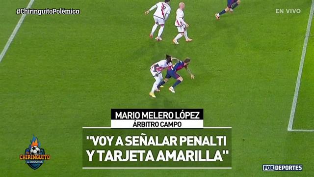 Audios del VAR del penal que ayudó al Barcelona a ganar contra Rayo Vallecano: El Chiringuito