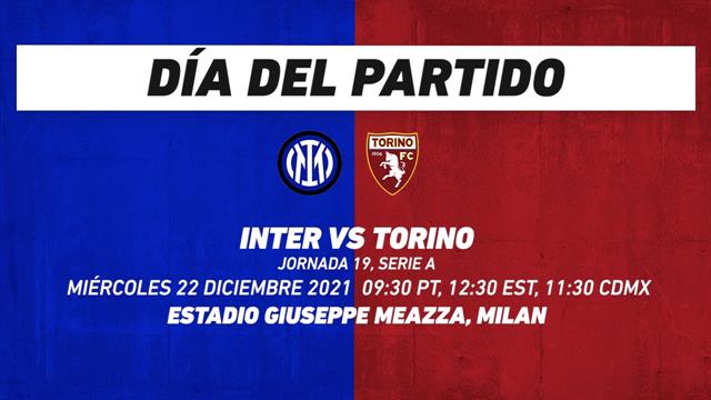 Inter vs Torino, frente a frente: Serie A