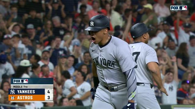 HR, Yankees 4-3 Astros: MLB