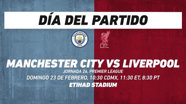 Manchester City vs Liverpool, frente a frente: Premier League