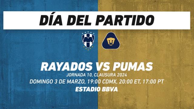 Rayados vs Pumas: Liga MX
