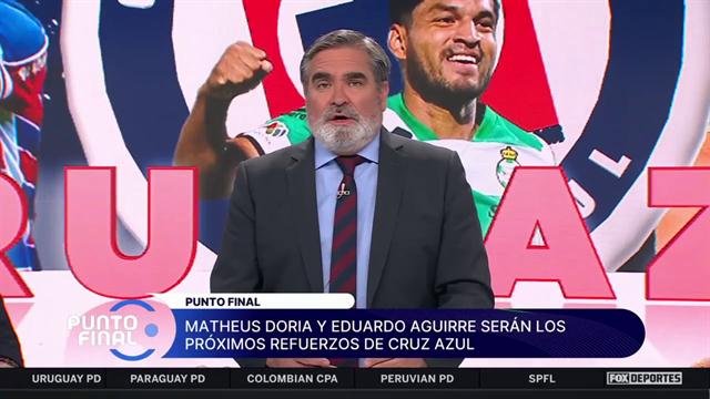 Matheus Doria y Eduardo Aguirre llegarían a Cruz Azul: Punto Final