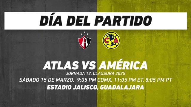 Atlas vs América, frente a frente: Liga MX