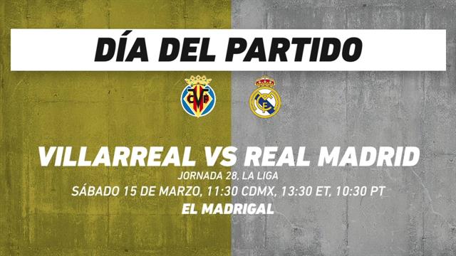 Villarreal vs Real Madrid, frente a frente: Futbol