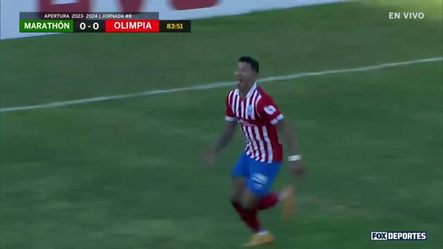 Gol, Marathón 0-1 Olimpia: Liga Nacional de Honduras