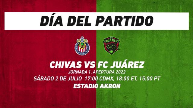 Chivas vs Juárez, frente a frente: Liga MX