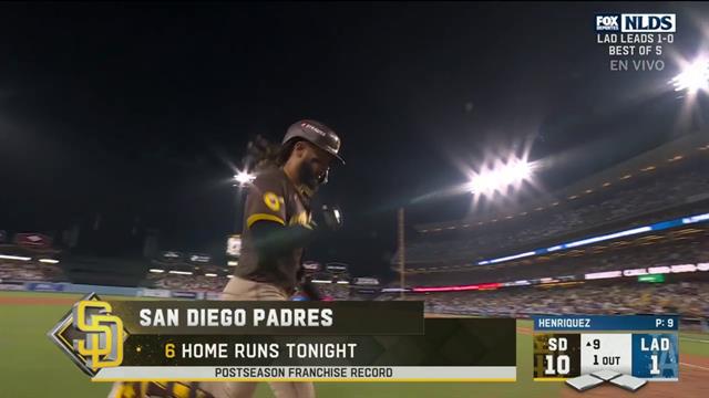 Home Run, San Diego 10-1 Dodgers: MLB