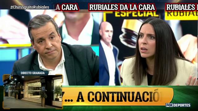 "Rubiales no le dio un beso a Carvajal" Andrea Segura: El Chiringuito