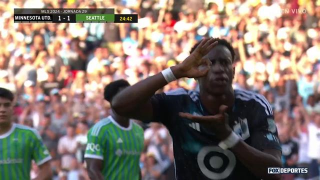 Gol, Minnesota United 1-1 Seattle Sounders : MLS