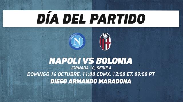 Napoli vs Bolonia: Serie A