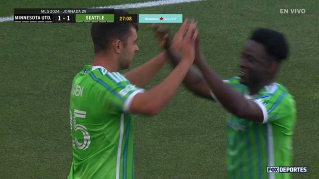 Gol, Minnesota United 1-2 Seattle Sounders : MLS