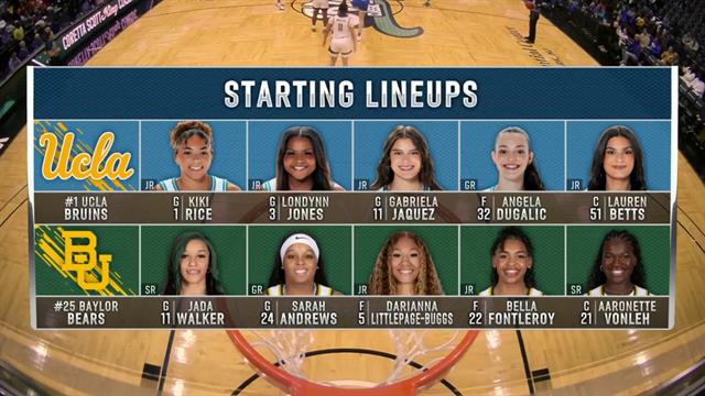 Gabriela Jaquez en la quinteta titular: NCAA